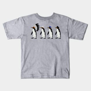 Penguins Village People YMCA Kids T-Shirt